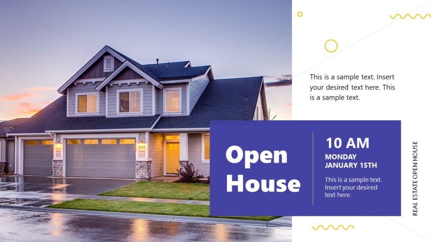 Real Estate Open House PPT Presentation Template