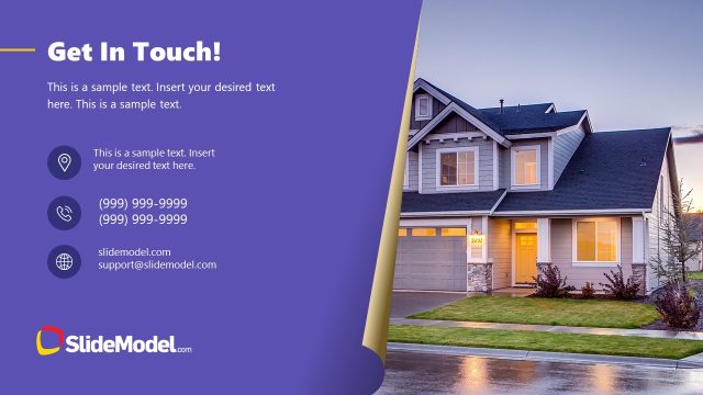 Get in Touch PowerPoint Slide