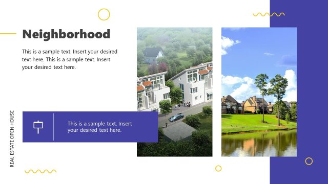 Editable Real Estate Open House PPT Template