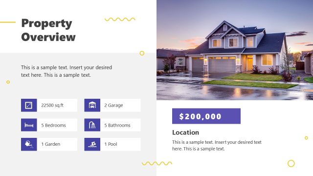 Property Overview Slide for PowerPoint Template