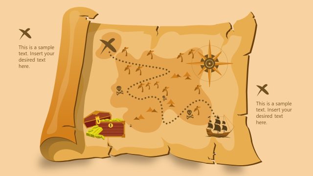 Customizable X Marks the Spot Presentation Template