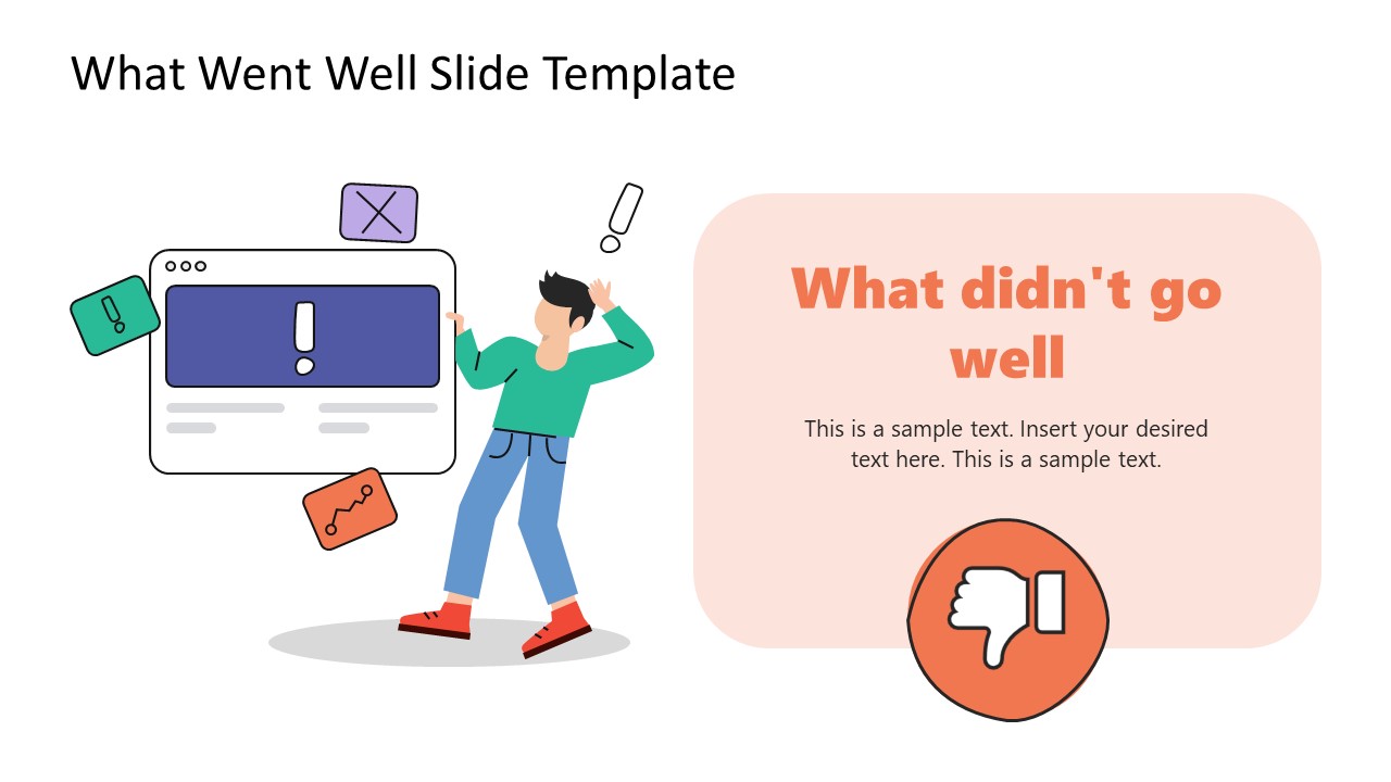 PowerPoint Template for What Went Well Presentation
