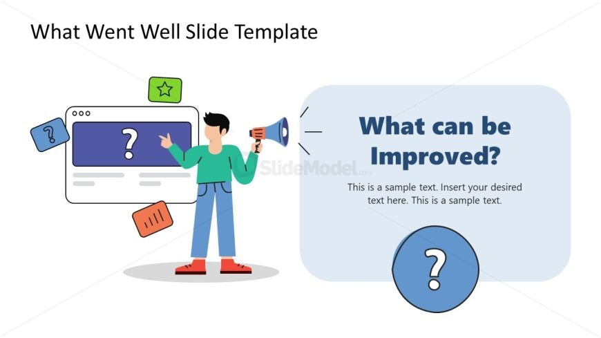 Editable What Went Well Slide