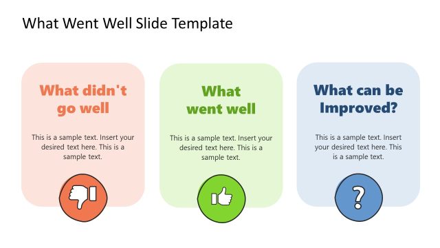 What Went Well Template for PowerPoint