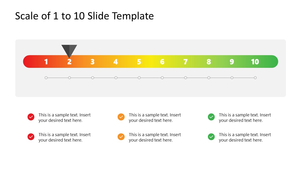 Scale of 1 to 10 Template for PowerPoint 