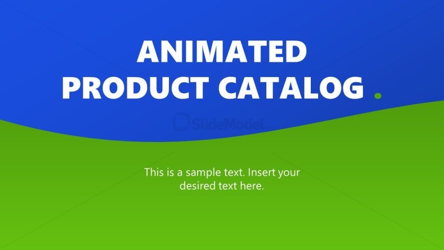 Animated Product Catalog Slide Template 