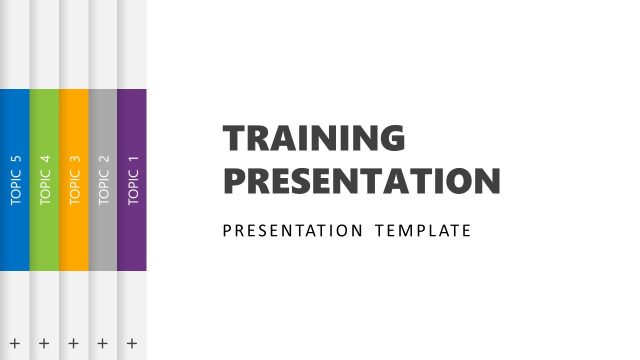 5-Topic Training PowerPoint Template