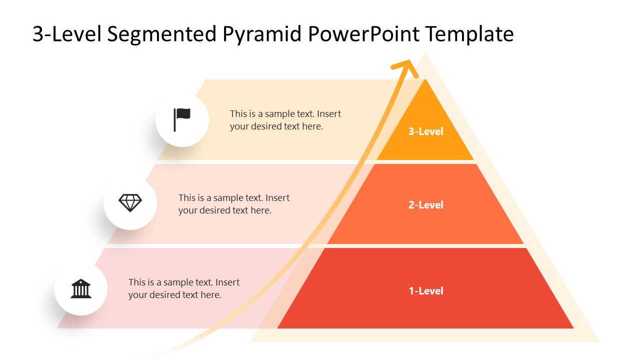 3-Level Segmented Pyramid Presentation Template