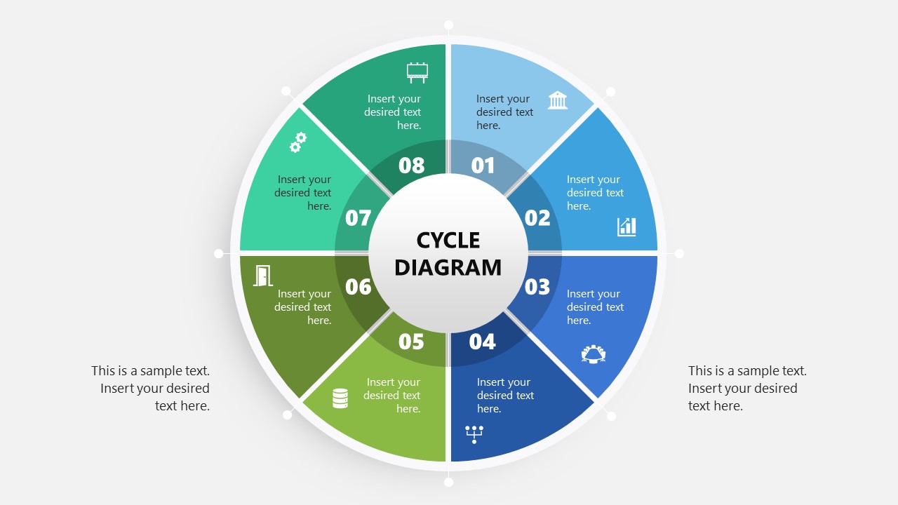 8 Item Cycle Diagram PowerPoint Template 8 Item Cycle Diagram PowerPoint Template