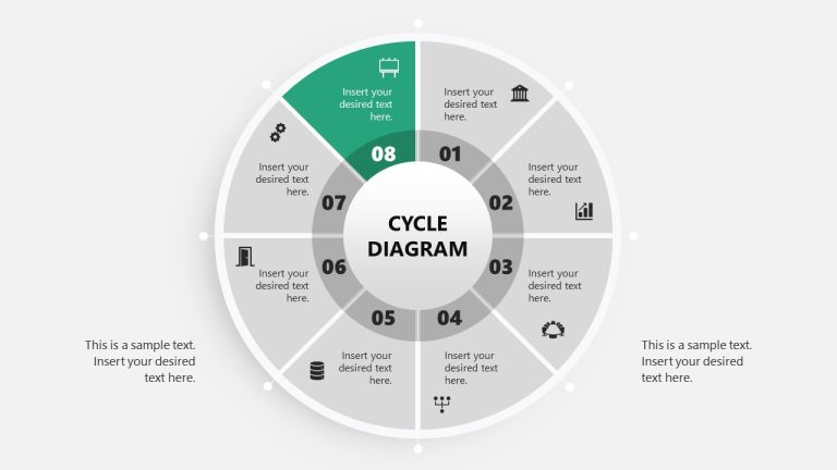 Step 8 Slide - Circular Diagram Template - SlideModel