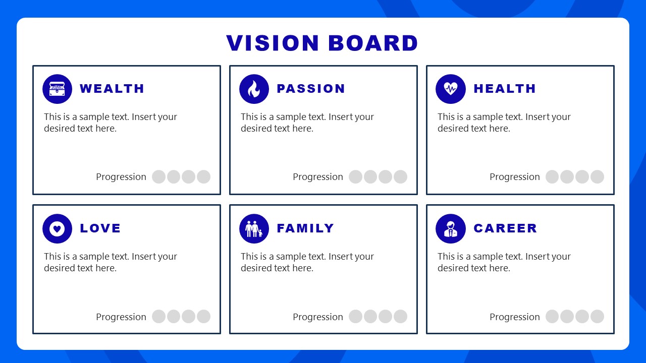 Vision Board PowerPoint Slide