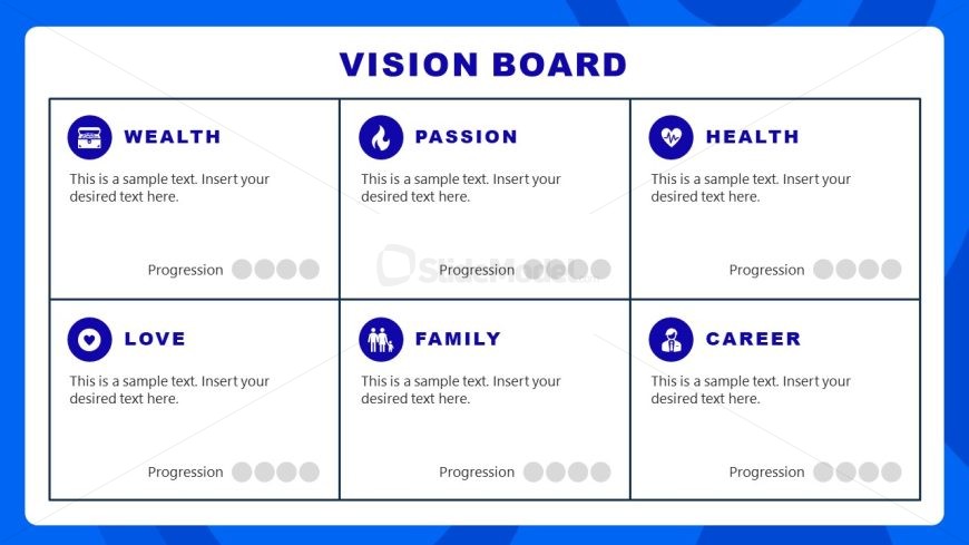 Vision Board Template for PowerPoint 