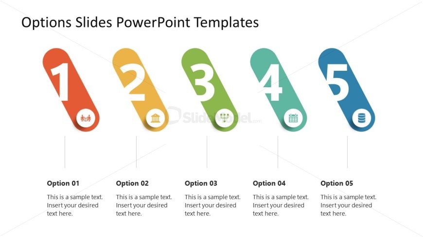 Editable Options Numbering Presentation Template 