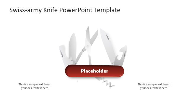 Customizable Swiss-army Knife PPT Template