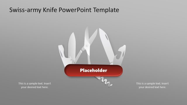 Swiss-army Knife PowerPoint Slide