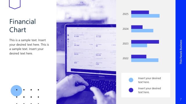 Financial Chart – Business Presentation Slide Template