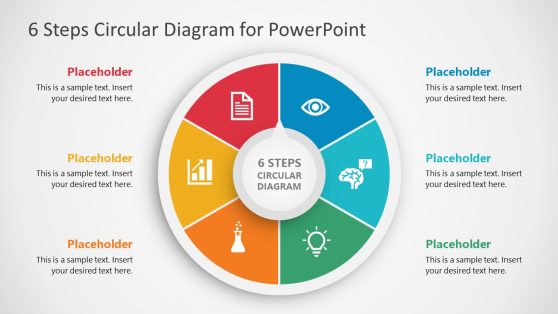6-Step Circular Diagram PowerPoint Template