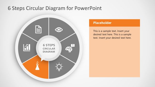 6-Step Circular Diagram PPT Presentation Template