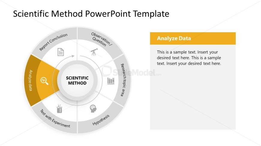 Scientific Method Diagram Presentation Slide  
