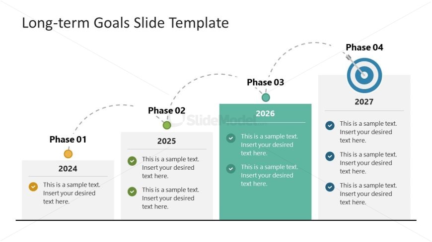 Long Term Goals PowerPoint Slide 