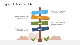 PPT Template for Signpost Presentation 