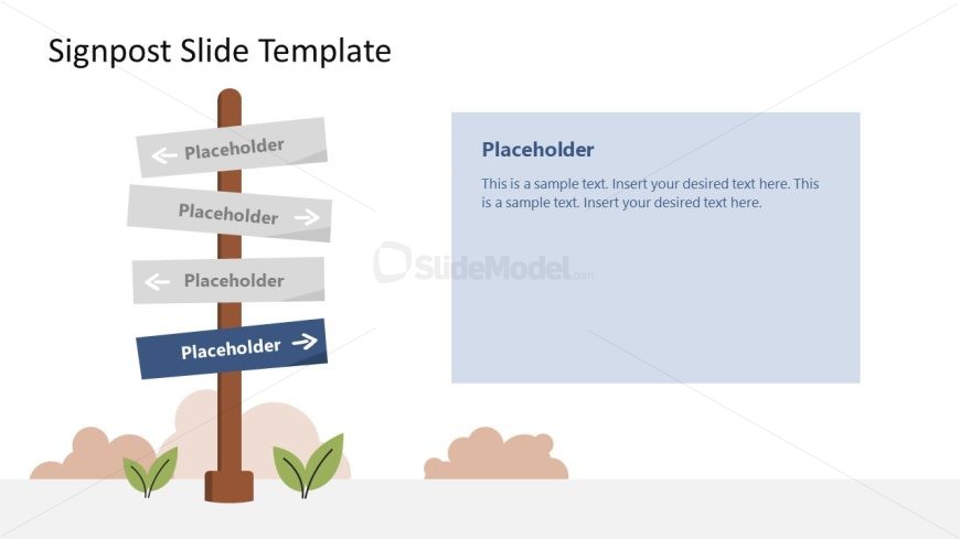 Signpost PowerPoint Slide
