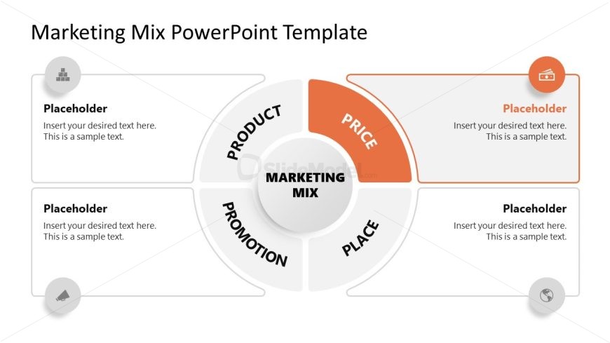 Marketing Mix Template for Presentation 