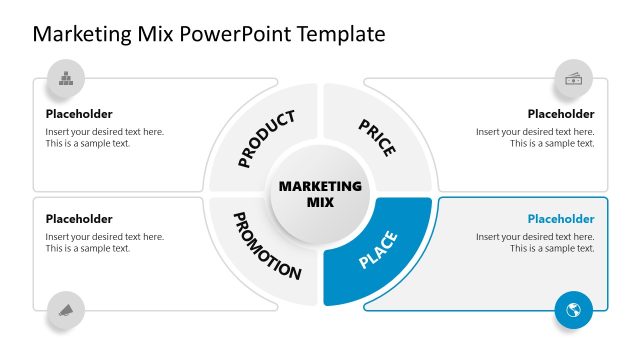 Place Spotlight Slide – Marketing Mix PPT Template