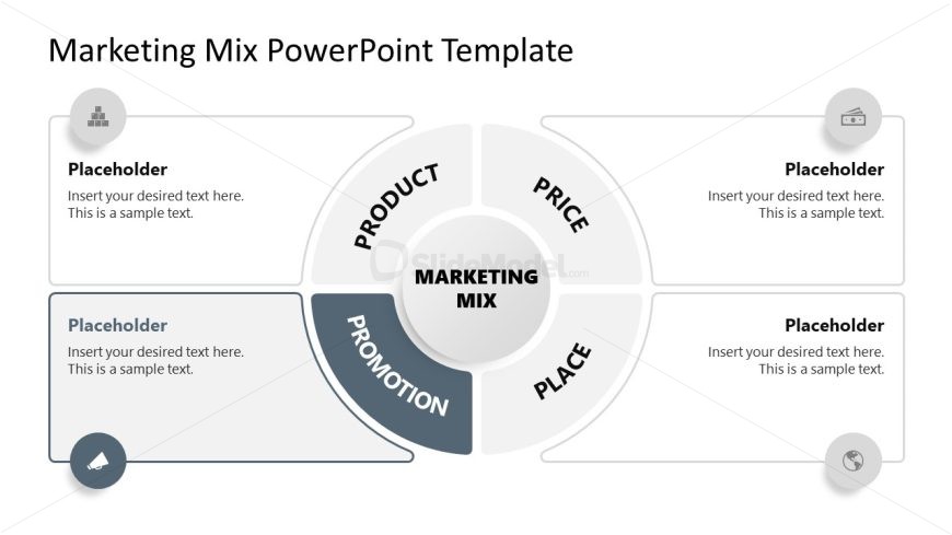 Marketing Mix Template Slide