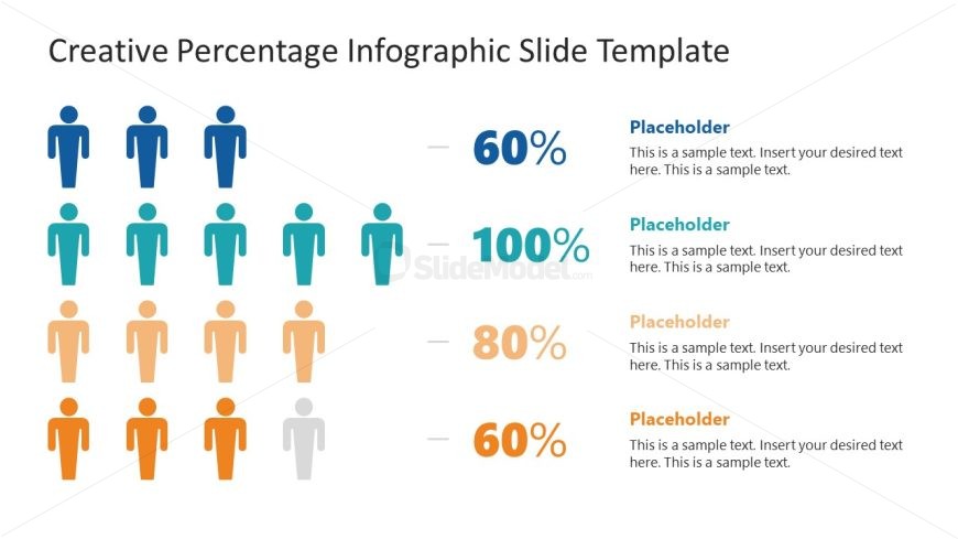Percentage Infographic PowerPoint Presentation Template 