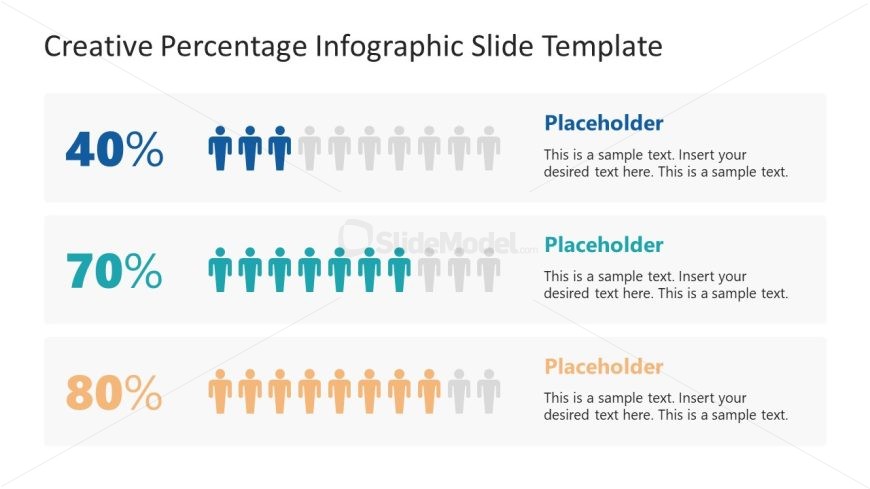 Creative Percentage Infographic PPT Presentation Template 