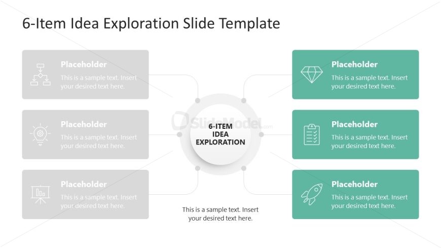 Presentation Template for 6-Item Idea Exploration