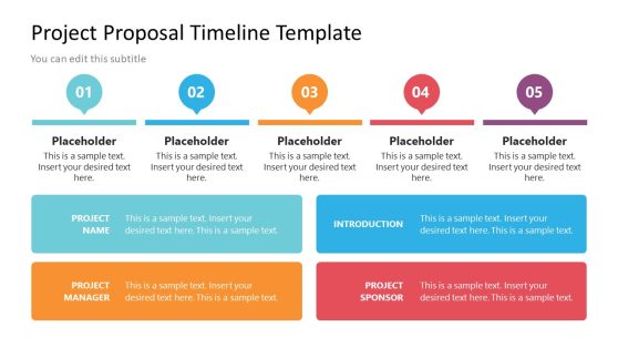 Project Proposal Timeline Template for PowerPoint