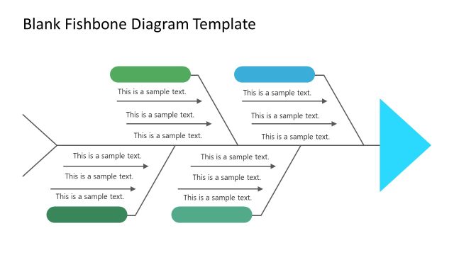 Blank Fishbone Diagram PowerPoint Template