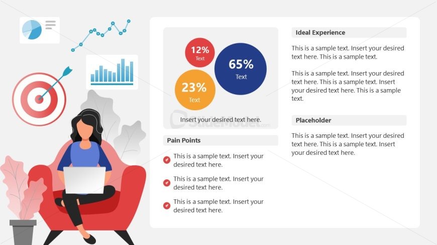 Infographic Slide Template for Target Persona Presentation