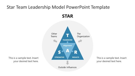 STAR Team Leadership Model PowerPoint Template
