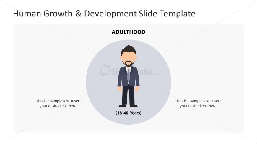 Editable Human Growth & Development Slide 