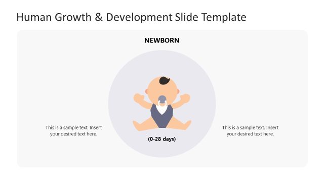 Newborn Stage Slide – Human Growth & Development PPT Slide