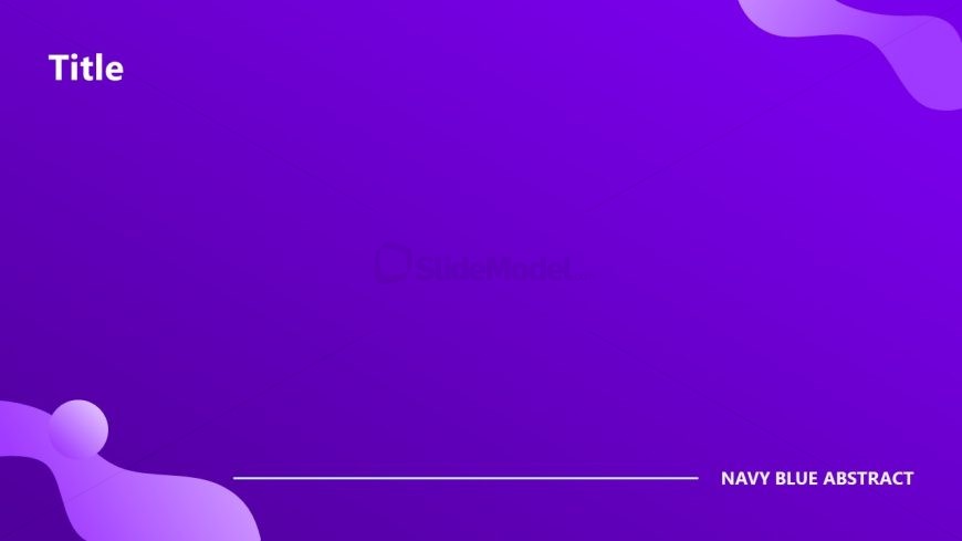 Purple Abstract Background Template for PowerPoint 