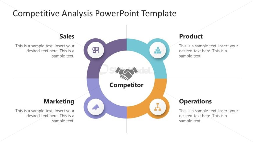 Competitive Analysis Diagram Template for PowerPoint 