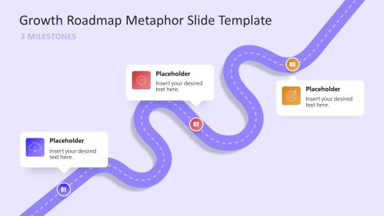 Growth Roadmap Metaphor Slide Template