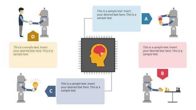 Customizable Artificial Intelligence Infographic Shapes Template