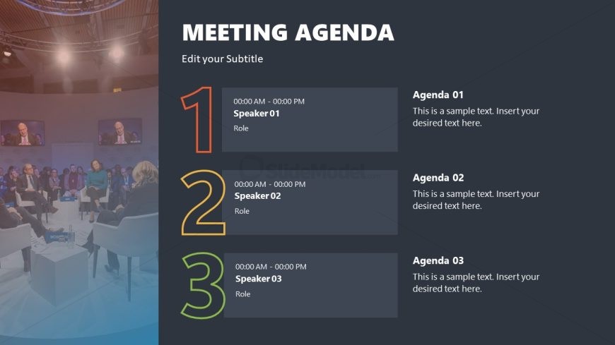 Meeting Agenda PowerPoint Slide for Presentation 