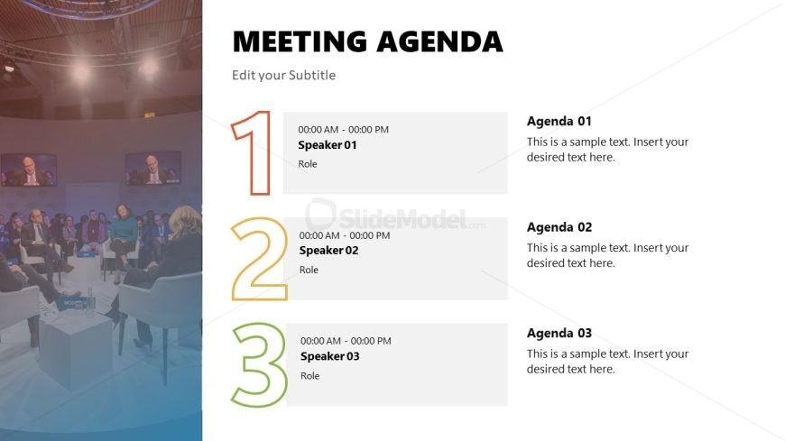 Meeting Agenda PowerPoint Presentation Slide