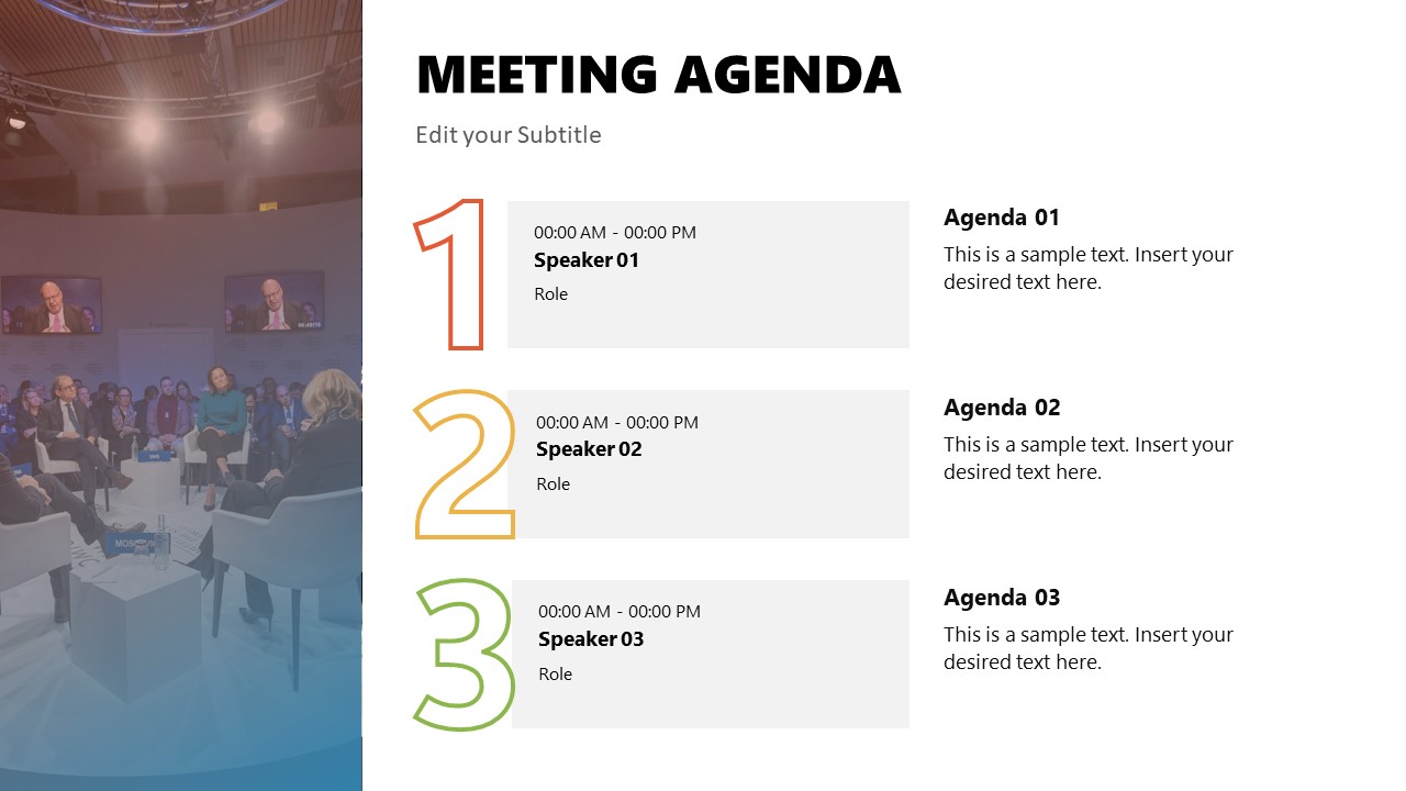 Meeting Agenda Template for PowerPoint