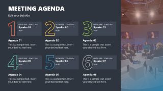 Meeting Agenda Template for PowerPoint