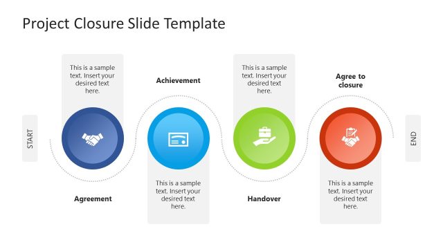 Project Closure Slide Template for Presentation