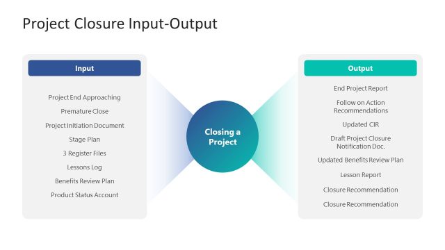 Project Closure Slide PowerPoint Template