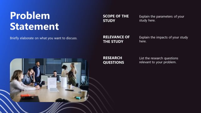 Problem Statement Slide - Research Paper Template - SlideModel