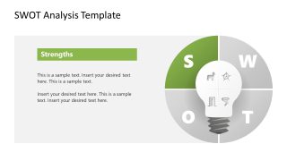 Idea SWOT Analysis Template for PowerPoint